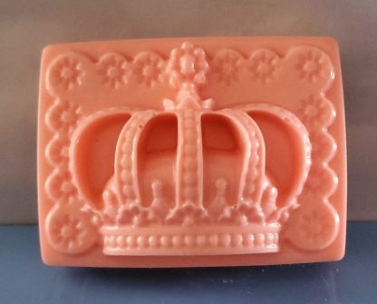 Rectangular Bar Soap with Crown 4 oz