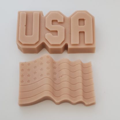 USA and United States Flag Soap 4ct 5oz