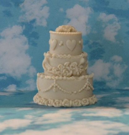 3 Tier Wedding Cake 4ct 9oz